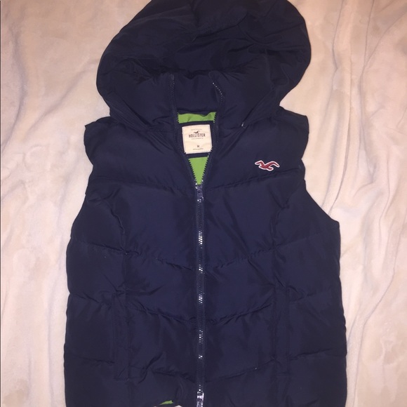 Navy Hollister Vest - Picture 1 of 3